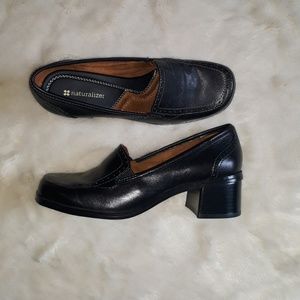 Black Leather Loafer
